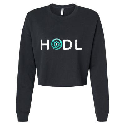 SafeMoon HODL Crypto Hold Currency Cropped Pullover Crew