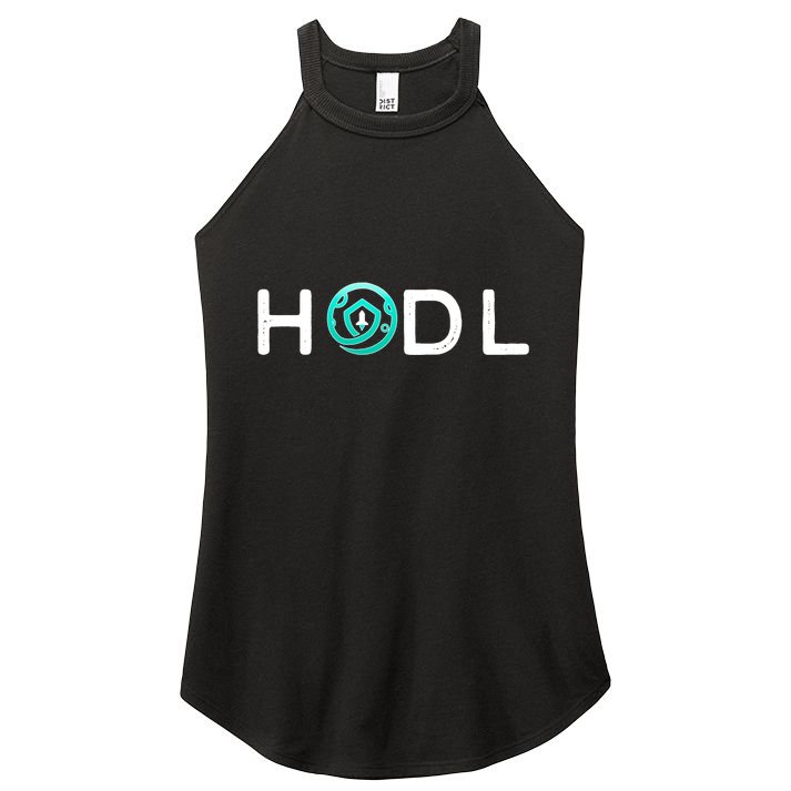SafeMoon HODL Crypto Hold Currency Women's Perfect Tri Rocker Tank