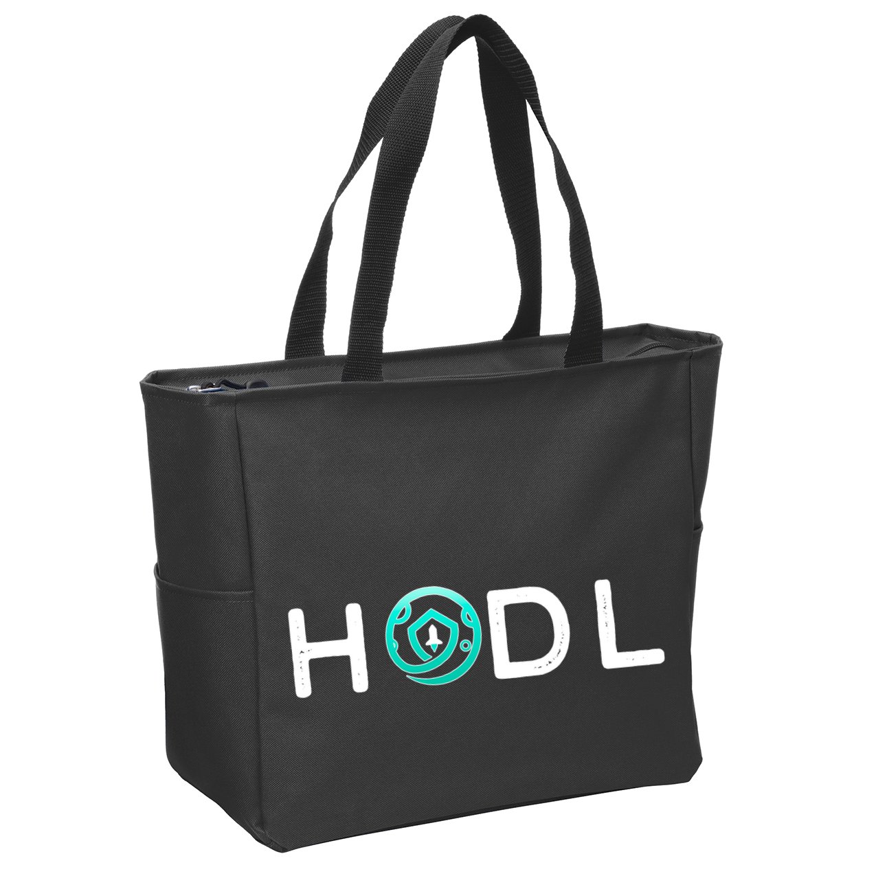 SafeMoon HODL Crypto Hold Currency Zip Tote Bag