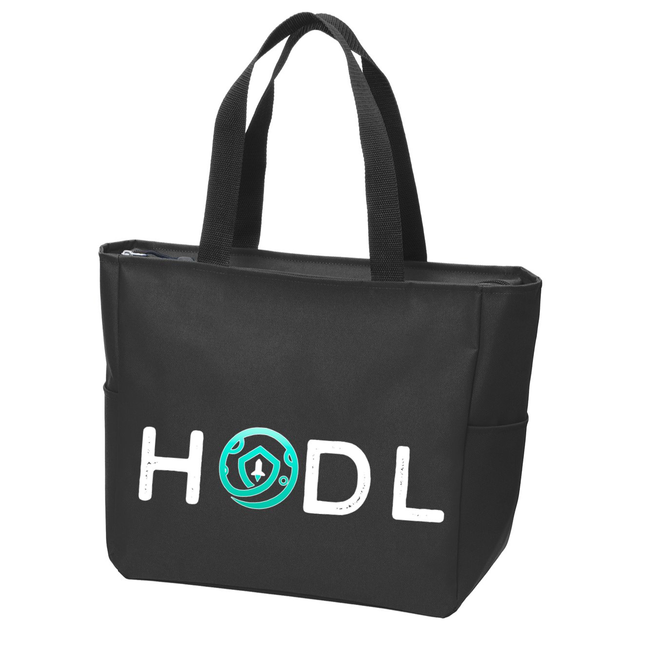 SafeMoon HODL Crypto Hold Currency Zip Tote Bag