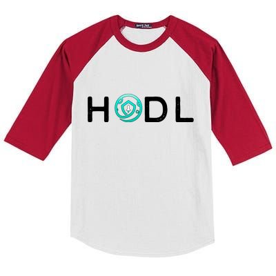 SafeMoon HODL Crypto Hold Currency Kids Colorblock Raglan Jersey