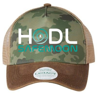 Safemoon HODL Cryptocurrency Logo Legacy Tie Dye Trucker Hat