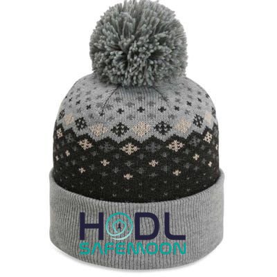 Safemoon HODL Cryptocurrency Logo The Baniff Cuffed Pom Beanie