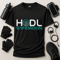Safemoon HODL Cryptocurrency Logo Performance Shirt