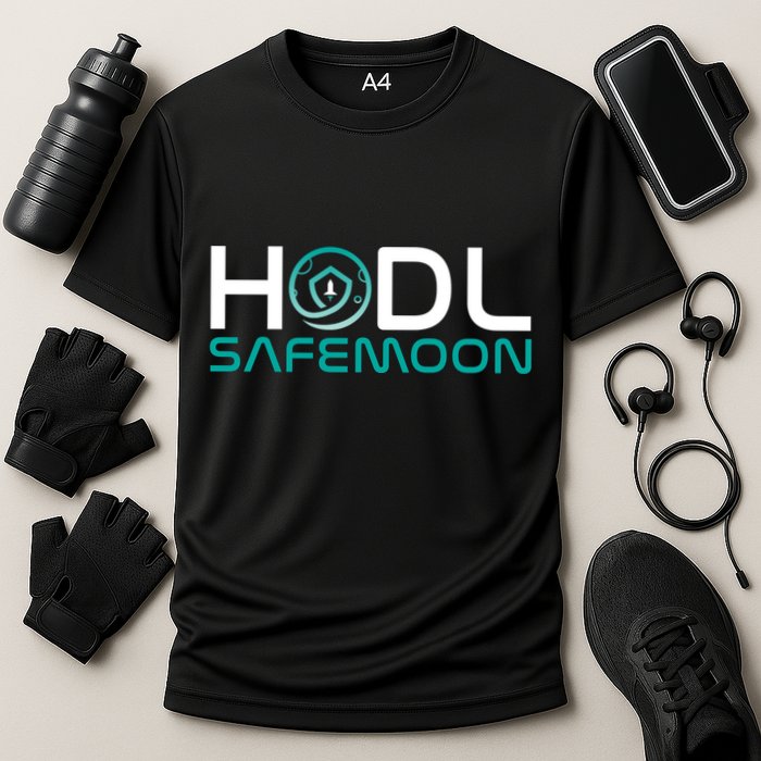 Safemoon HODL Cryptocurrency Logo Performance Shirt