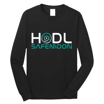 Safemoon HODL Cryptocurrency Logo Long Sleeve Shirt