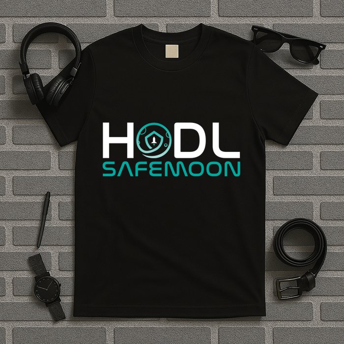 Safemoon HODL Cryptocurrency Logo T-Shirt
