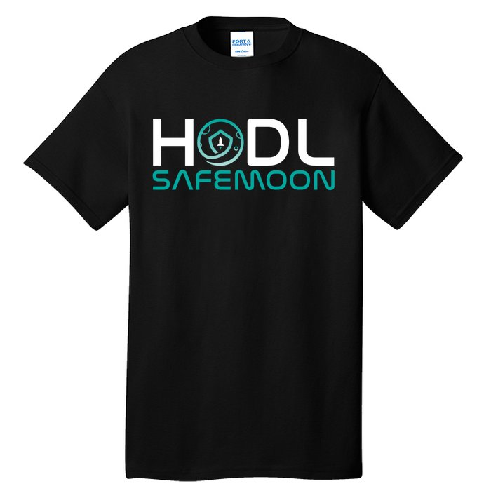 Safemoon HODL Cryptocurrency Logo Tall T-Shirt