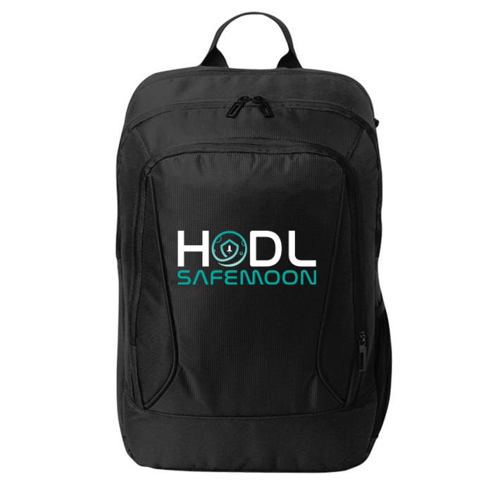 Safemoon HODL Cryptocurrency Logo City Backpack