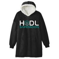 Safemoon HODL Cryptocurrency Logo Hooded Wearable Blanket