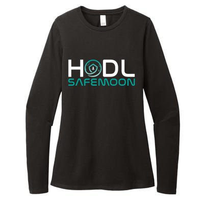 Safemoon HODL Cryptocurrency Logo Womens CVC Long Sleeve Shirt