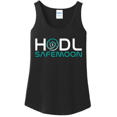 Safemoon HODL Cryptocurrency Logo Ladies Essential Tank