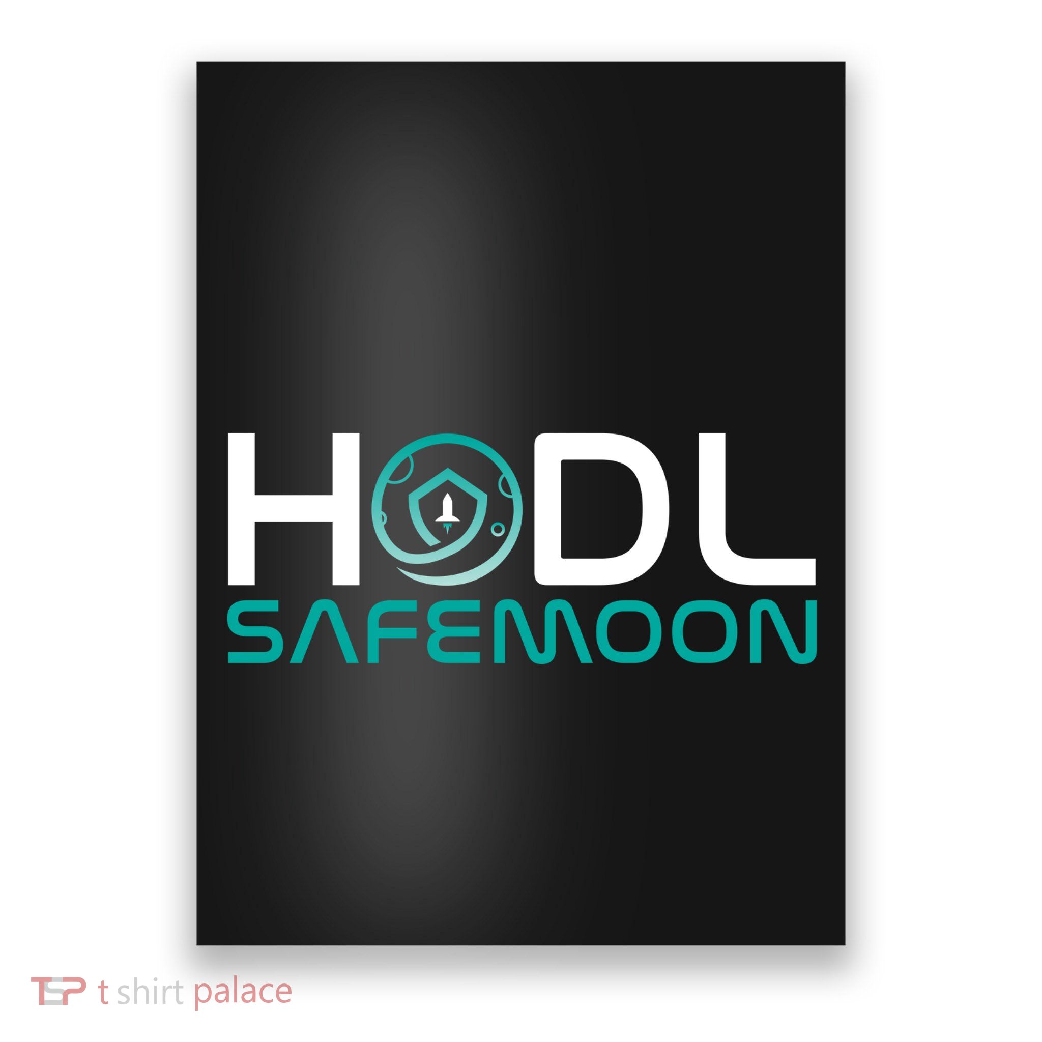 Safemoon HODL Cryptocurrency Logo Poster