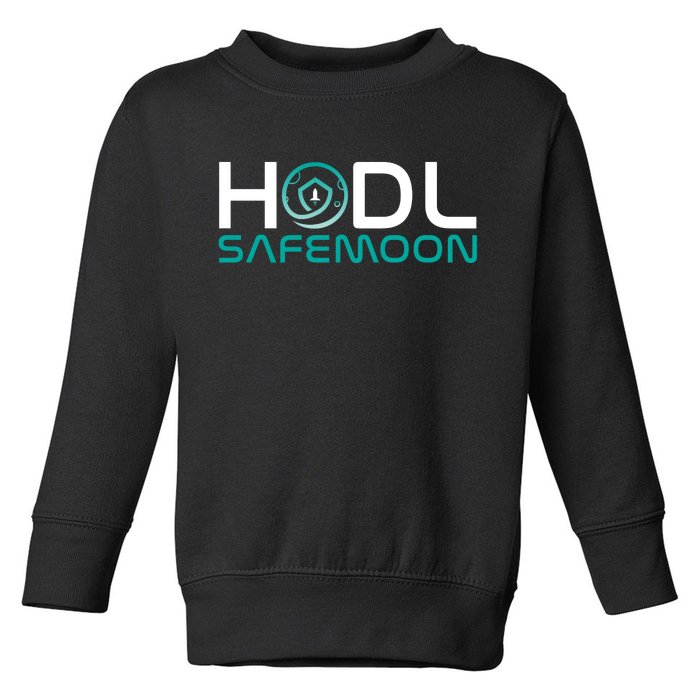 Safemoon HODL Cryptocurrency Logo Toddler Sweatshirt