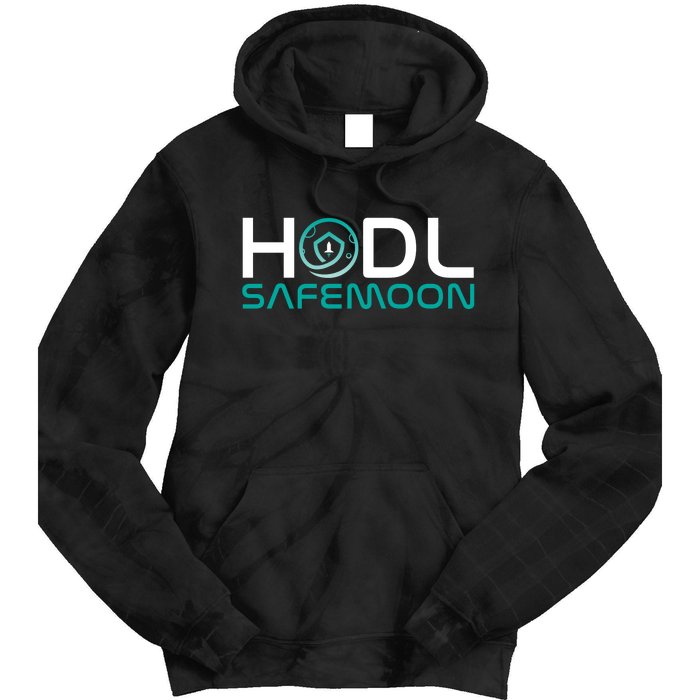 Safemoon HODL Cryptocurrency Logo Tie Dye Hoodie