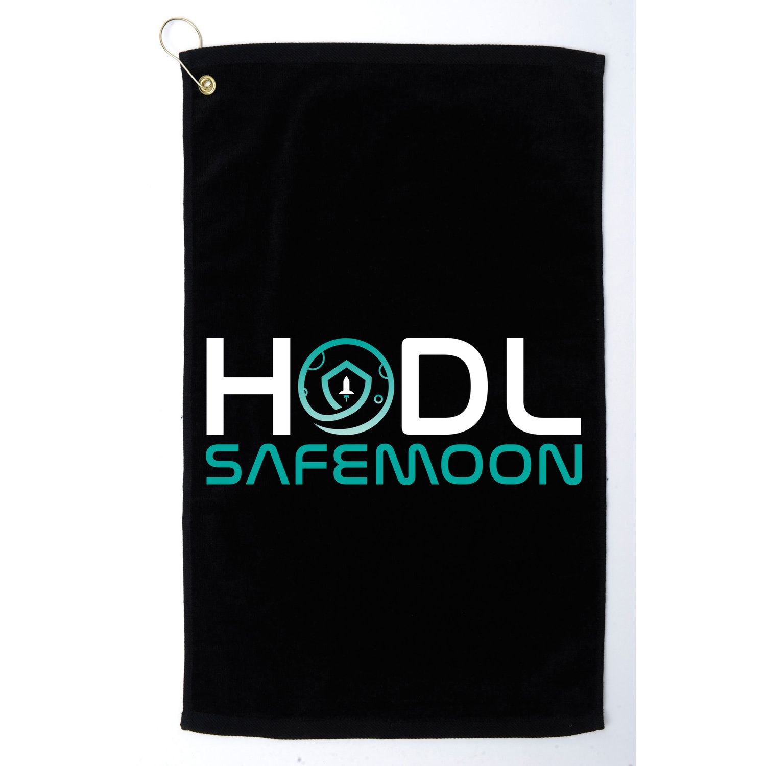 Safemoon HODL Cryptocurrency Logo Golf Towel