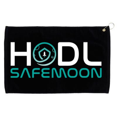 Safemoon HODL Cryptocurrency Logo Grommeted Golf Towel