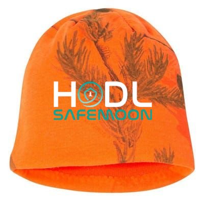 Safemoon HODL Cryptocurrency Logo Kati - Camo Knit Beanie