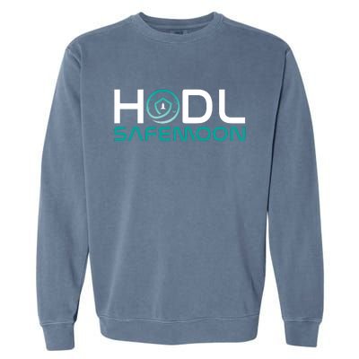 Safemoon HODL Cryptocurrency Logo Garment-Dyed Sweatshirt