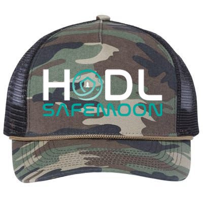 Safemoon HODL Cryptocurrency Logo Retro Rope Trucker Hat Cap