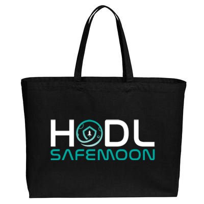 Safemoon HODL Cryptocurrency Logo Cotton Canvas Jumbo Tote