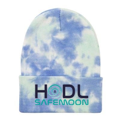 Safemoon HODL Cryptocurrency Logo Tie Dye 12in Knit Beanie