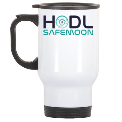 Safemoon HODL Cryptocurrency Logo Stainless Steel Travel Mug