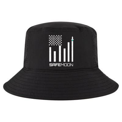 Safemoon To The Moon Crypto Blockchain Flag Cool Comfort Performance Bucket Hat