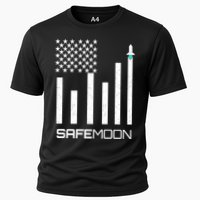 Safemoon To The Moon Crypto Blockchain Flag Performance Shirt