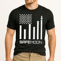Safemoon To The Moon Crypto Blockchain Flag Performance Shirt