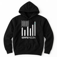 Safemoon To The Moon Crypto Blockchain Flag Hoodie