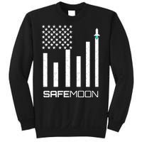 Safemoon To The Moon Crypto Blockchain Flag Sweatshirt