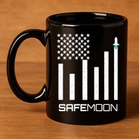 Safemoon To The Moon Crypto Blockchain Flag 11oz C Handle Ceramic Mug