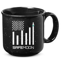 Safemoon To The Moon Crypto Blockchain Flag 15oz Campfire Ceramic Mug
