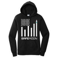 Safemoon To The Moon Crypto Blockchain Flag Women's Pullover Hoodie
