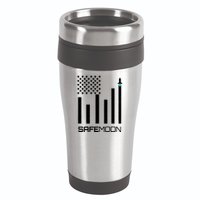 Safemoon To The Moon Crypto Blockchain Flag 16oz Travel Tumbler