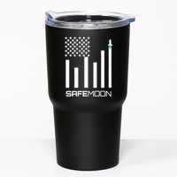 Safemoon To The Moon Crypto Blockchain Flag Tumbler