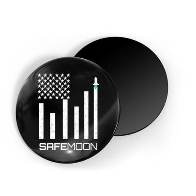 Safemoon To The Moon Crypto Blockchain Flag Magnet