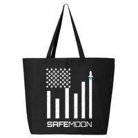 Safemoon To The Moon Crypto Blockchain Flag 25L Jumbo Tote