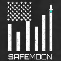 Safemoon To The Moon Crypto Blockchain Flag 25L Jumbo Tote
