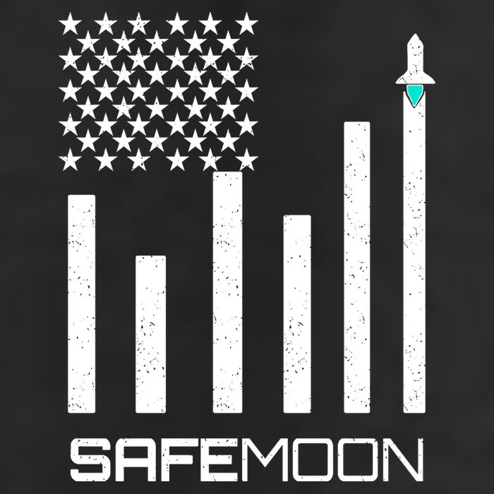 Safemoon To The Moon Crypto Blockchain Flag 25L Jumbo Tote