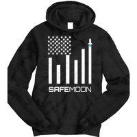 Safemoon To The Moon Crypto Blockchain Flag Tie Dye Hoodie