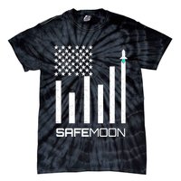 Safemoon To The Moon Crypto Blockchain Flag Tie-Dye T-Shirt