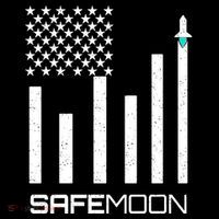 Safemoon To The Moon Crypto Blockchain Flag Tank Top