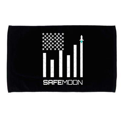 Safemoon To The Moon Crypto Blockchain Flag Microfiber Hand Towel