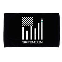 Safemoon To The Moon Crypto Blockchain Flag Microfiber Hand Towel
