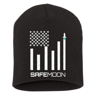 Safemoon To The Moon Crypto Blockchain Flag Short Acrylic Beanie