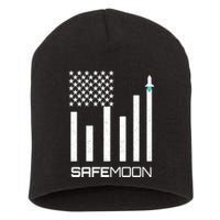 Safemoon To The Moon Crypto Blockchain Flag Short Acrylic Beanie