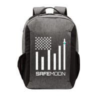 Safemoon To The Moon Crypto Blockchain Flag Vector Backpack