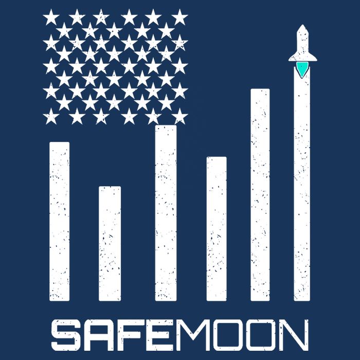 Safemoon To The Moon Crypto Blockchain Flag Infant Baby Jersey Bodysuit